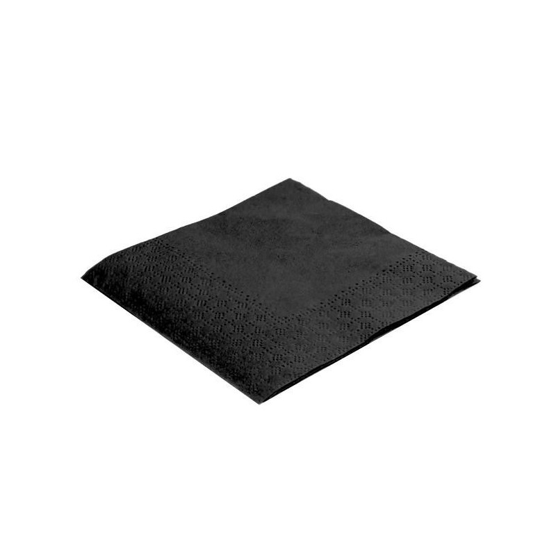 Guardanapo 40 X 40 Preto 24x50